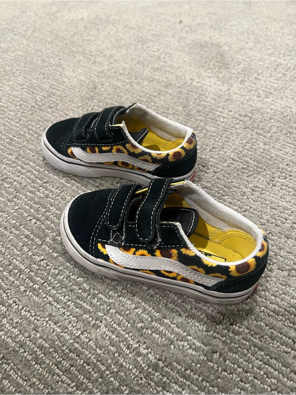 Toddler sunflower vans